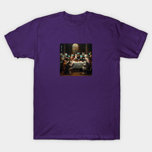 Last Supper Kibble T-Shirt by Looki